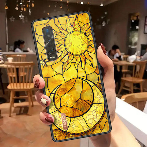 Oppo Find X2 Pro Cover - Celestial Starry Universe Series  - HQ Ultra Shine Premium Infinity Glass Soft Silicon Borders Case