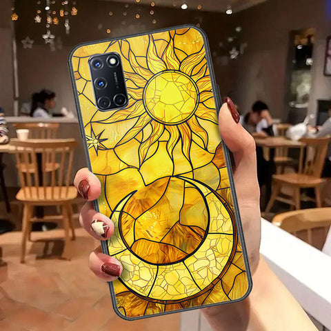 Oppo A52 Cover - Celestial Starry Universe Series  - HQ Ultra Shine Premium Infinity Glass Soft Silicon Borders Case