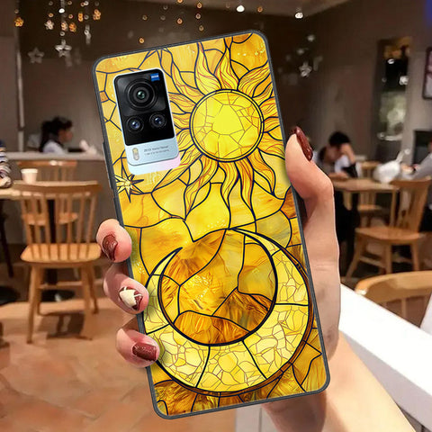 Vivo X60 Pro Cover - Celestial Starry Universe Series  - HQ Ultra Shine Premium Infinity Glass Soft Silicon Borders Case
