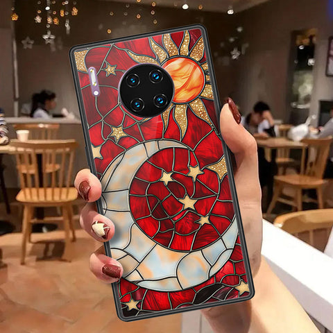 Huawei Mate 30 Pro Cover - Celestial Starry Universe Series  - HQ Ultra Shine Premium Infinity Glass Soft Silicon Borders Case