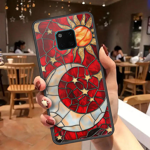 Huawei Mate 20 Pro Cover - Celestial Starry Universe Series  - HQ Ultra Shine Premium Infinity Glass Soft Silicon Borders Case