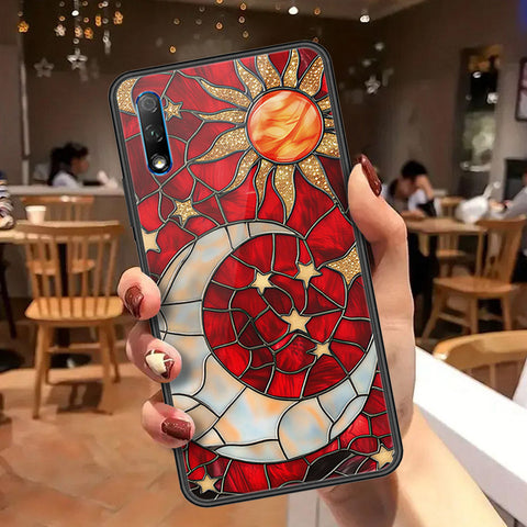 Honor 9X Cover - Celestial Starry Universe Series  - HQ Ultra Shine Premium Infinity Glass Soft Silicon Borders Case