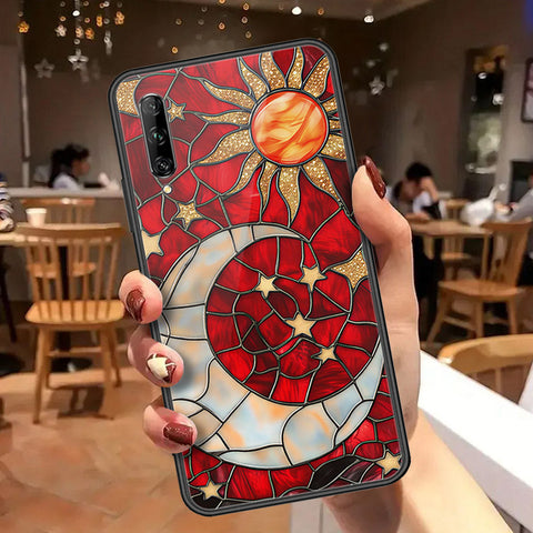Honor 9X Pro Cover - Celestial Starry Universe Series  - HQ Ultra Shine Premium Infinity Glass Soft Silicon Borders Case