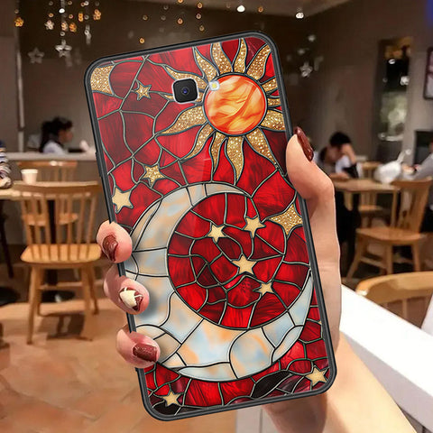 Samsung Galaxy J7 Prime Cover - Celestial Starry Universe Series  - HQ Ultra Shine Premium Infinity Glass Soft Silicon Borders Case