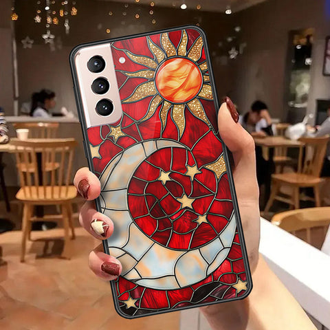 Samsung Galaxy S21 5G Cover - Celestial Starry Universe Series  - HQ Ultra Shine Premium Infinity Glass Soft Silicon Borders Case