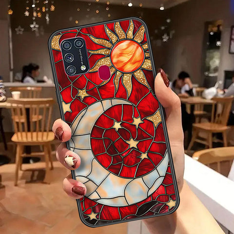 Samsung Galaxy F41 Cover - Celestial Starry Universe Series  - HQ Ultra Shine Premium Infinity Glass Soft Silicon Borders Case