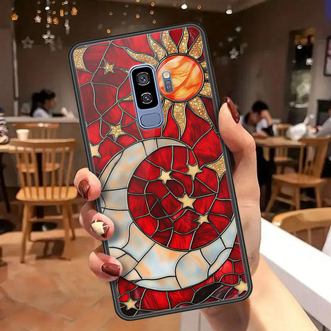 Samsung Galaxy S9 Plus Cover - Celestial Starry Universe Series  - HQ Ultra Shine Premium Infinity Glass Soft Silicon Borders Case
