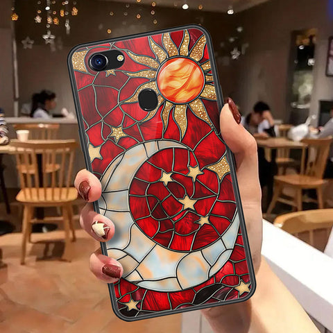 Oppo F5 Cover - Celestial Starry Universe Series  - HQ Ultra Shine Premium Infinity Glass Soft Silicon Borders Case