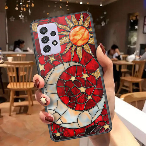Samsung Galaxy A72 Cover - Celestial Starry Universe Series  - HQ Ultra Shine Premium Infinity Glass Soft Silicon Borders Case