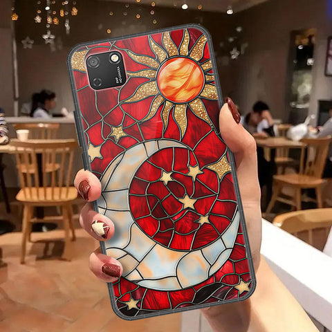 Huawei Y5p Cover - Celestial Starry Universe Series  - HQ Ultra Shine Premium Infinity Glass Soft Silicon Borders Case