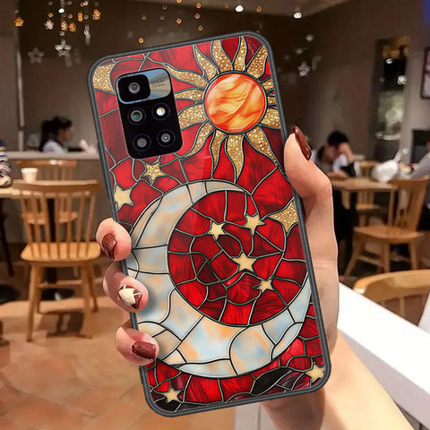 Xiaomi Redmi 10 Cover - Celestial Starry Universe Series  - HQ Ultra Shine Premium Infinity Glass Soft Silicon Borders Case