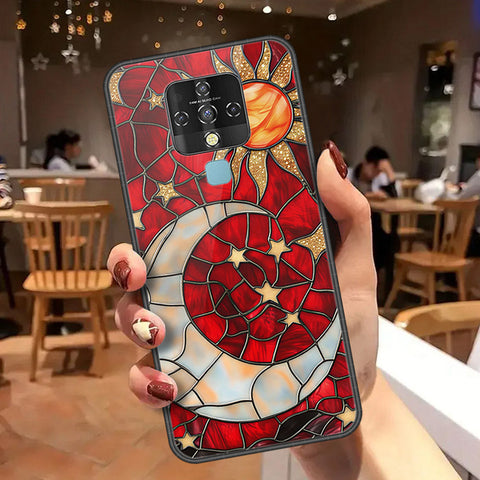 Tecno Camon 16 SE Cover - Celestial Starry Universe Series  - HQ Ultra Shine Premium Infinity Glass Soft Silicon Borders Case