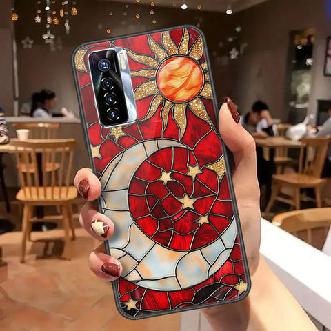 Tecno Camon 17 Pro Cover - Celestial Starry Universe Series  - HQ Ultra Shine Premium Infinity Glass Soft Silicon Borders Case