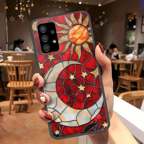 Samsung Galaxy A13 4G Cover - Celestial Starry Universe Series  - HQ Ultra Shine Premium Infinity Glass Soft Silicon Borders Case