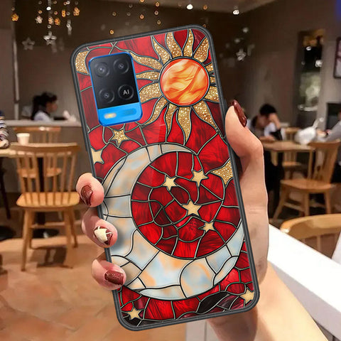 Oppo A54 4G Cover - Celestial Starry Universe Series  - HQ Ultra Shine Premium Infinity Glass Soft Silicon Borders Case