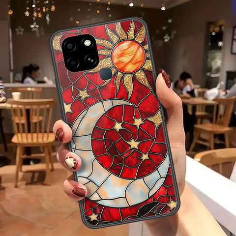 Infinix Smart 6 Cover - ONation Persian Rugs Series 2 - HQ Ultra Shine Premium Infinity Glass Soft Silicon Borders Case