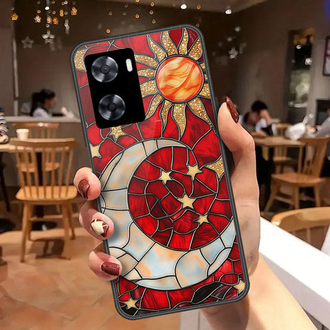 Oppo A57 4G 2022 Cover - Celestial Starry Universe Series  - HQ Ultra Shine Premium Infinity Glass Soft Silicon Borders Case