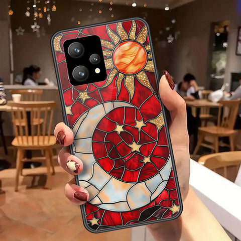 Realme 9 4G Cover - Celestial Starry Universe Series  - HQ Ultra Shine Premium Infinity Glass Soft Silicon Borders Case