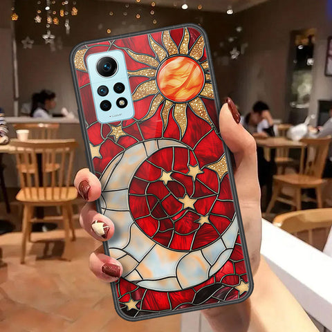 Xiaomi Redmi Note 12 Pro 4G Cover - Celestial Starry Universe Series  - HQ Ultra Shine Premium Infinity Glass Soft Silicon Borders Case