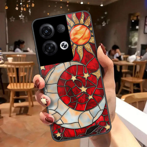 Oppo Reno 8 Pro Plus Cover - Celestial Starry Universe Series - HQ Ultra Shine Premium Infinity Glass Soft Silicon Borders Case