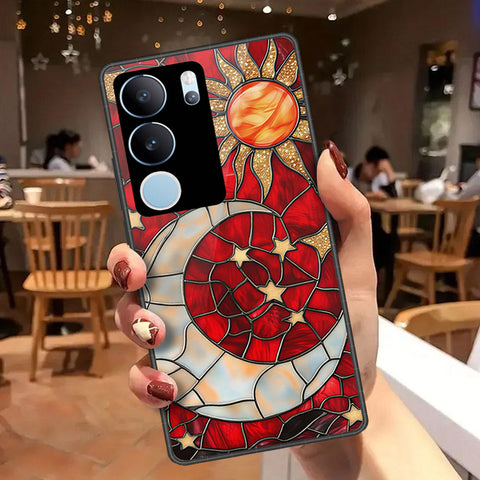 Vivo S17 Pro Cover - Celestial Starry Universe Series - HQ Ultra Shine Premium Infinity Glass Soft Silicon Borders Case