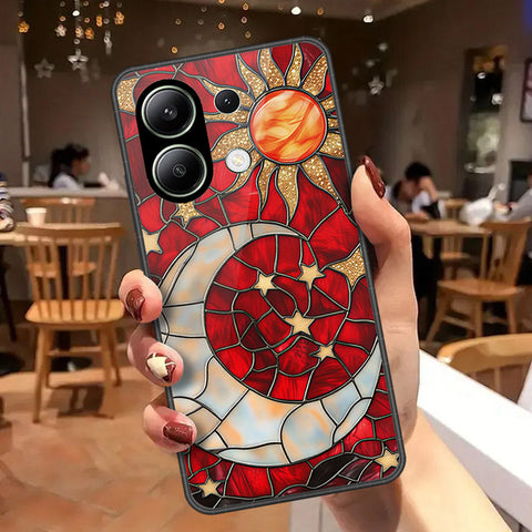 Xiaomi Redmi Note 14S Cover - Celestial Starry Universe Series - HQ Ultra Shine Premium Infinity Glass Soft Silicon Borders Case