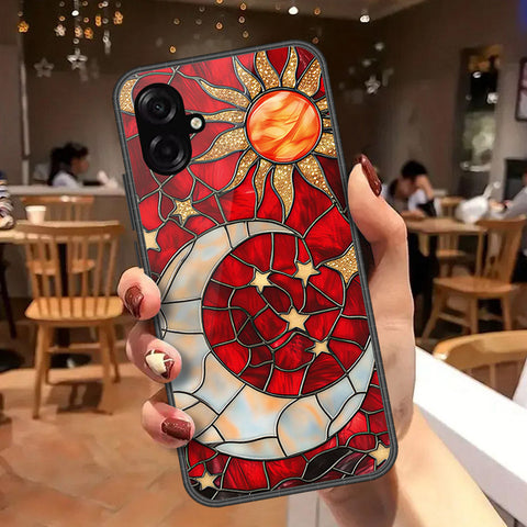 Samsung Galaxy A07 4G Cover - Celestial Starry Universe Series - HQ Ultra Shine Premium Infinity Glass Soft Silicon Borders Case