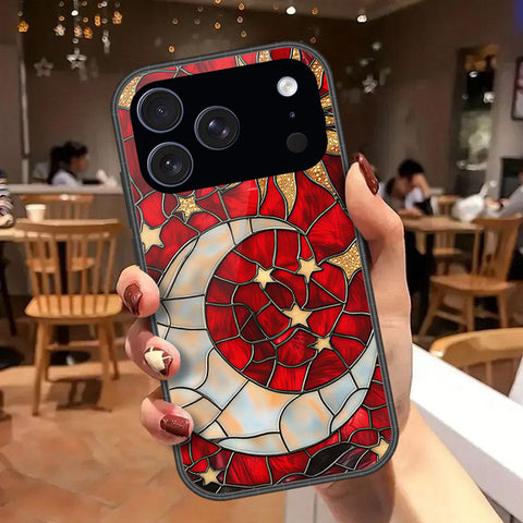 iPhone 17 Pro - Celestial Starry Universe Series - HQ Ultra Shine Premium Infinity Glass Soft Silicon Borders Case