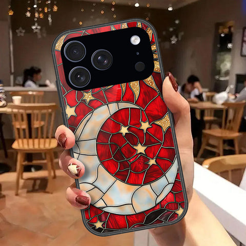 iPhone 17 Pro Max - Celestial Starry Universe Series - HQ Ultra Shine Premium Infinity Glass Soft Silicon Borders Case