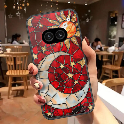 Nothing Phone 2a Cover - Celestial Starry Universe Series - HQ Ultra Shine Premium Infinity Glass Soft Silicon Borders Case