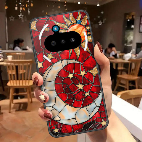 Nothing Phone 3a Cover - Celestial Starry Universe Series - HQ Ultra Shine Premium Infinity Glass Soft Silicon Borders Case