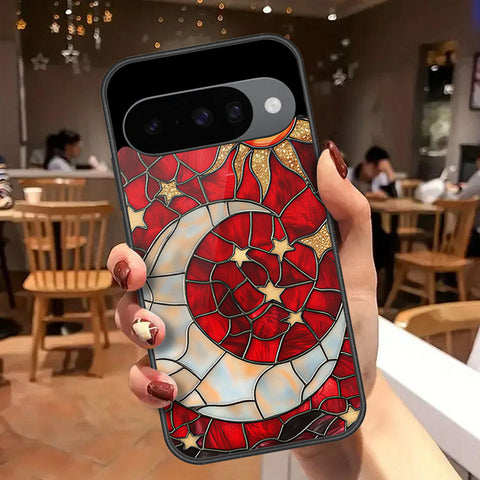 Google Pixel 10 Cover - Celestial Starry Universe Series - HQ Ultra Shine Premium Infinity Glass Soft Silicon Borders Case