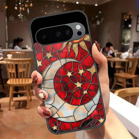 Google Pixel 9 Pro XL Cover - Celestial Starry Universe Series - HQ Ultra Shine Premium Infinity Glass Soft Silicon Borders Case