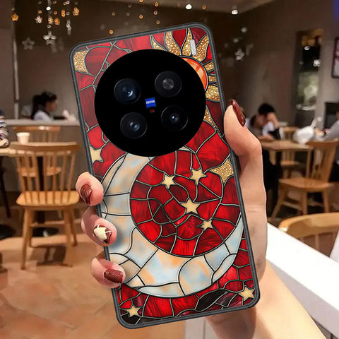 Vivo V7 Plus Cover - Celestial Starry Universe Series - HQ Ultra Shine Premium Infinity Glass Soft Silicon Borders Case