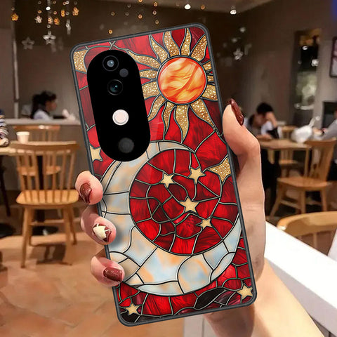 Vivo S19 Cover - Celestial Starry Universe Series - HQ Ultra Shine Premium Infinity Glass Soft Silicon Borders Case