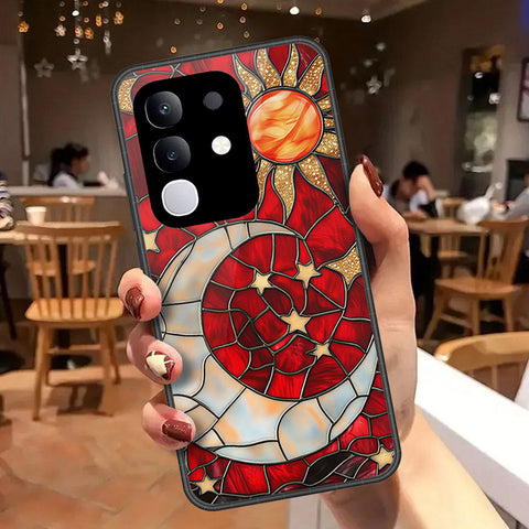 Vivo Y29 4G Cover - Celestial Starry Universe Series - HQ Ultra Shine Premium Infinity Glass Soft Silicon Borders Case