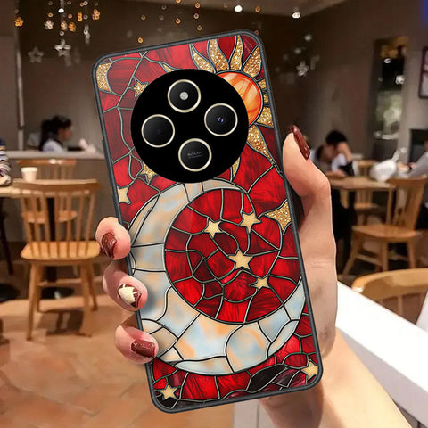 Xiaomi Redmi 14R Cover - Celestial Starry Universe Series - HQ Ultra Shine Premium Infinity Glass Soft Silicon Borders Case