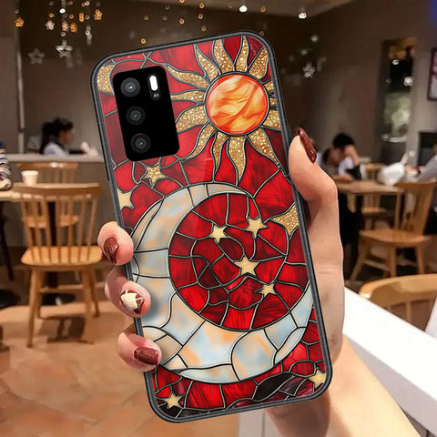 Oppo A54s Cover - Celestial Starry Universe Series  - HQ Ultra Shine Premium Infinity Glass Soft Silicon Borders Case