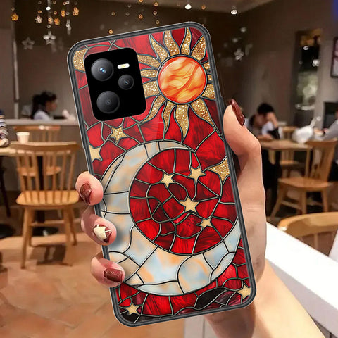 Realme Narzo 50A Prime Cover - Celestial Starry Universe Series - HQ Ultra Shine Premium Infinity Glass Soft Silicon Borders Case