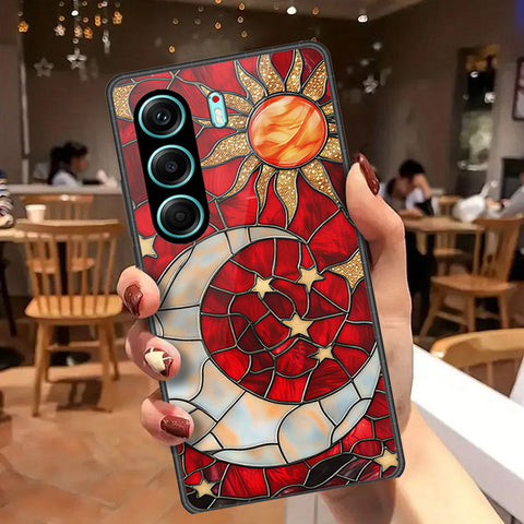 Tecno Camon 40 Pro Cover - Celestial Starry Universe Series  - HQ Ultra Shine Premium Infinity Glass Soft Silicon Borders Case