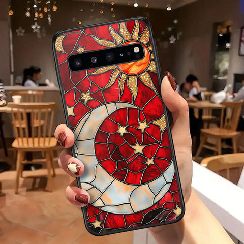 Samsung Galaxy S10 5G Cover - Celestial Starry Universe Series  - HQ Ultra Shine Premium Infinity Glass Soft Silicon Borders Case