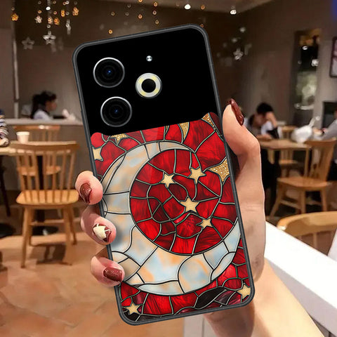 Tecno Pova 6 Cover - Celestial Starry Universe Series  - HQ Ultra Shine Premium Infinity Glass Soft Silicon Borders Case