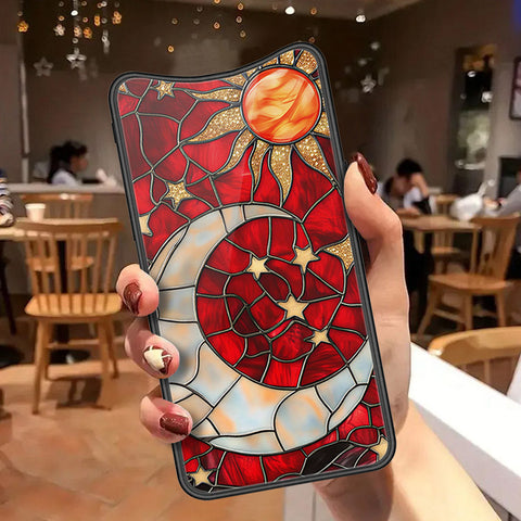 Oppo Find X Cover - Celestial Starry Universe Series  - HQ Ultra Shine Premium Infinity Glass Soft Silicon Borders Case
