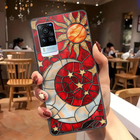 Vivo X60 Pro Cover - Celestial Starry Universe Series  - HQ Ultra Shine Premium Infinity Glass Soft Silicon Borders Case
