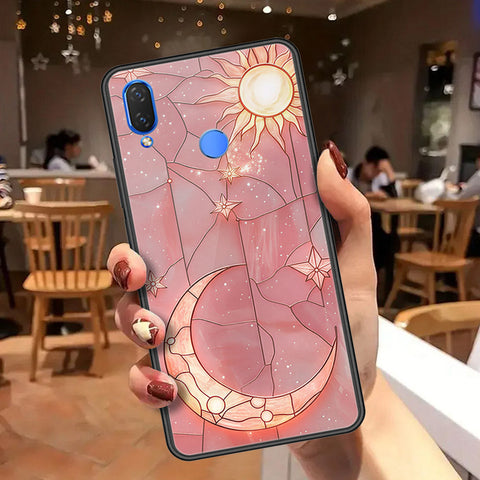 Huawei Enjoy 9 Plus Cover - Celestial Starry Universe Series  - HQ Ultra Shine Premium Infinity Glass Soft Silicon Borders Case
