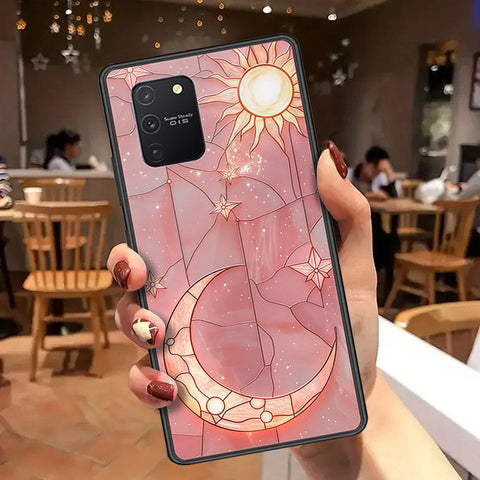 Samsung Galaxy A91 Cover - Celestial Starry Universe Series  - HQ Ultra Shine Premium Infinity Glass Soft Silicon Borders Case