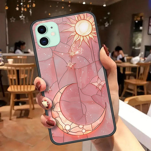 iPhone 11 - Celestial Starry Universe Series - HQ Ultra Shine Premium Infinity Glass Soft Silicon Borders Case