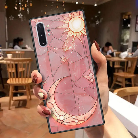 Samsung Galaxy Note 10 Plus Cover - Celestial Starry Universe Series  - HQ Ultra Shine Premium Infinity Glass Soft Silicon Borders Case