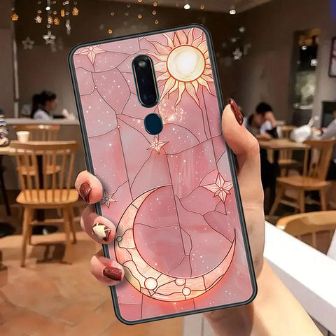 Oppo F11 Pro Cover - Celestial Starry Universe Series  - HQ Ultra Shine Premium Infinity Glass Soft Silicon Borders Case