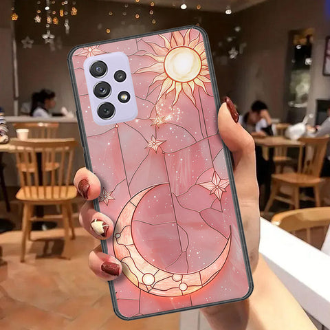 Samsung Galaxy A72 Cover - Celestial Starry Universe Series  - HQ Ultra Shine Premium Infinity Glass Soft Silicon Borders Case